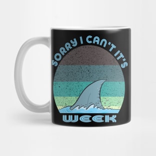 Vintage Sorry I Can't It's Week Mug